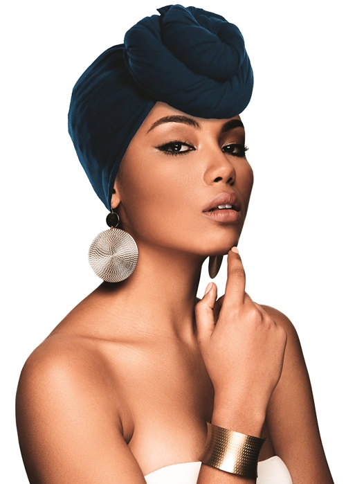 Crinkle Head Wrap Scarf