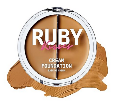 Ruby Kisses 3D Face Creator 2 Color Cream Foundation Concealer -RDF