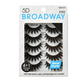 Broadway Eyes 5D Strip Lashes 5 Pair Multipack