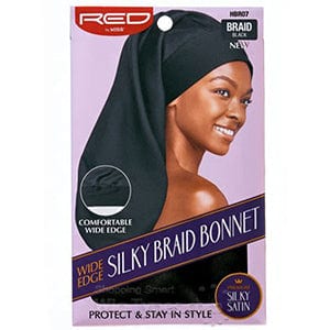 Red by Kiss Wide Edge Silky Braid Bonnet