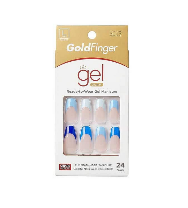 Gold Finger Gel Glam Ready-to-Wear Manicure Kit GD