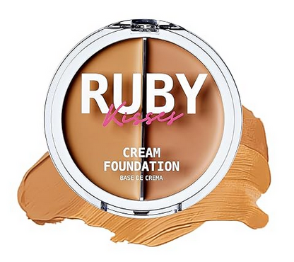 Ruby Kisses 3D Face Creator 2 Color Cream Foundation Concealer -RDF