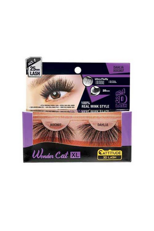 Ebin New York Wonder Cat XL Real Mink Strip Lashes XOC