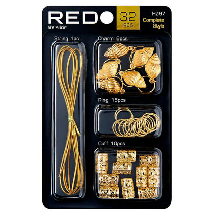 Red Braid Charm Complete Style