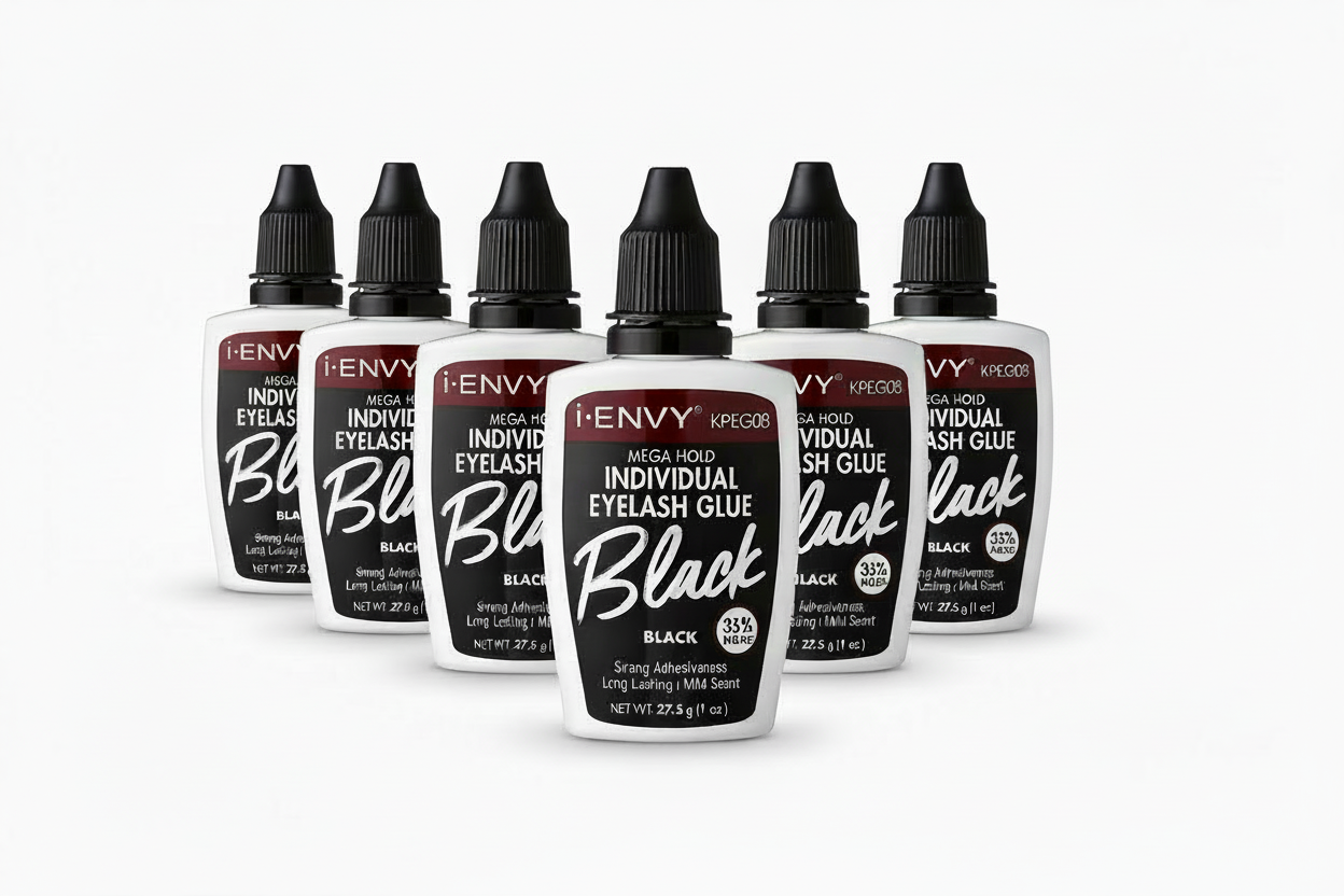 i-ENVY Black Eyelash Glue 6-Pack - Far Right Removed