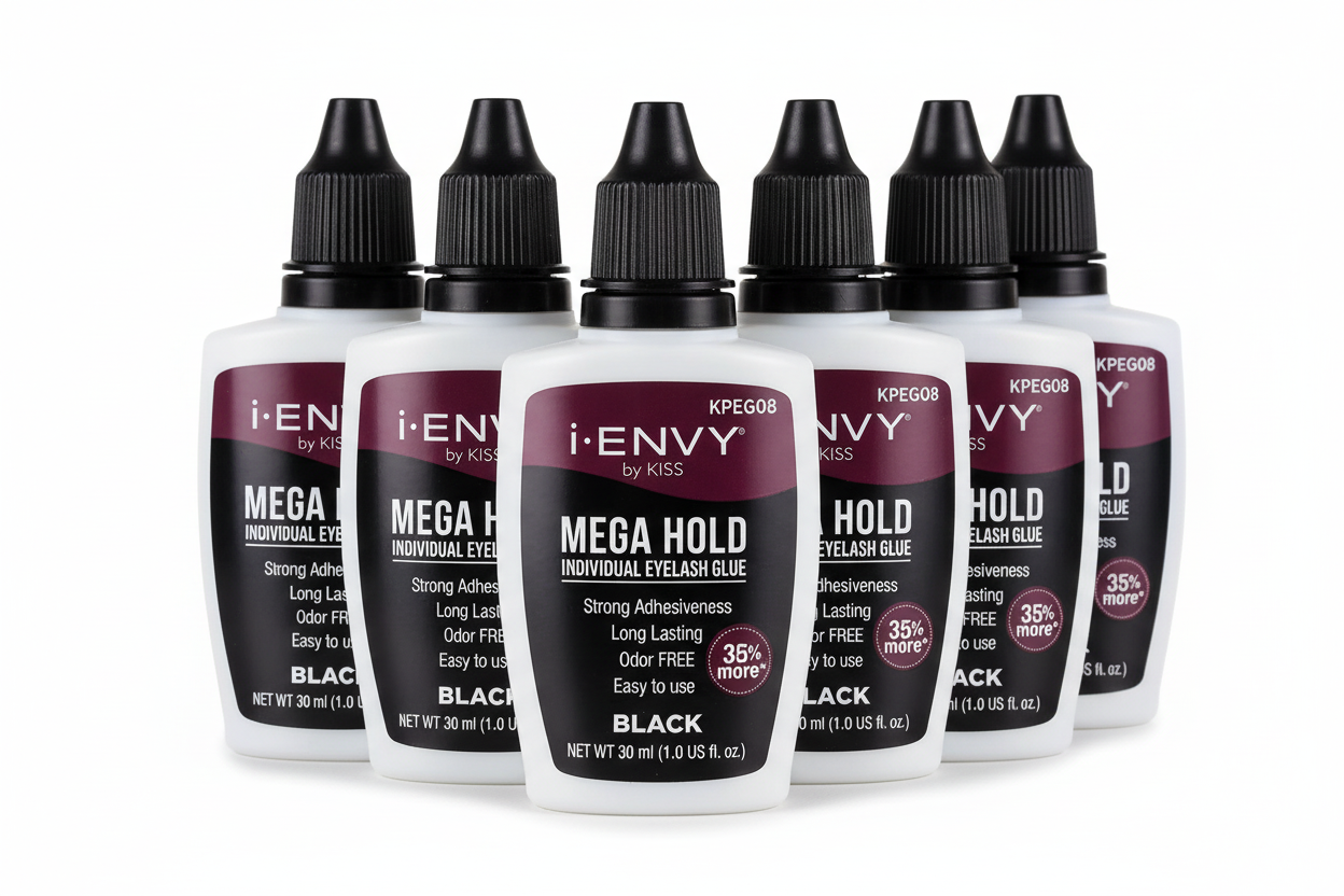 i-ENVY Mega Hold Eyelash Glue 6-Pack - Hero Fan Formation
