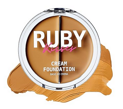 Ruby Kisses 3D Face Creator 2 Color Cream Foundation Concealer -RDF