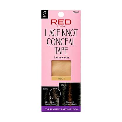 Red Lace Knot Conceal Tape 3 pcs
