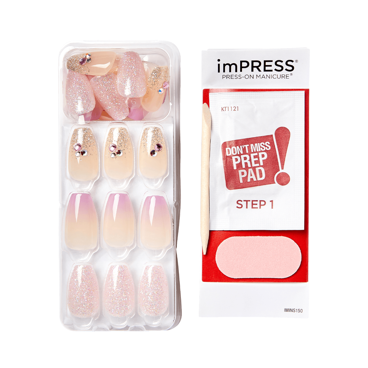 IMPRESS PRESS-ON MANICURE - MAY FLOWER - IMM17