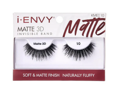 Kiss i-Envy Matte 3D Invisible Band Strip Lashes