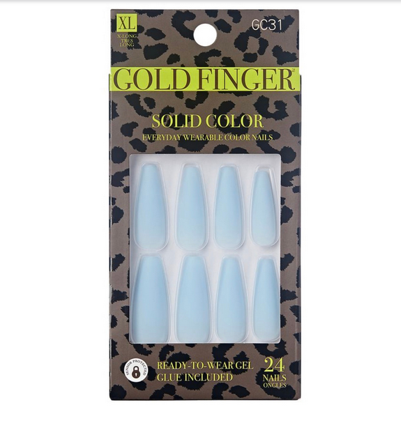 Gold Finger Gel Glam Ready-to-Wear Gel Manicure Kit GC