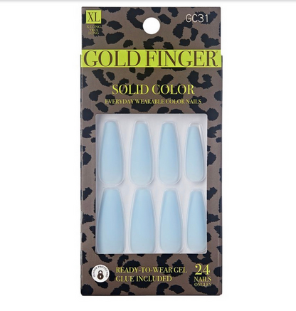 Gold Finger Gel Glam Ready-to-Wear Gel Manicure Kit GC