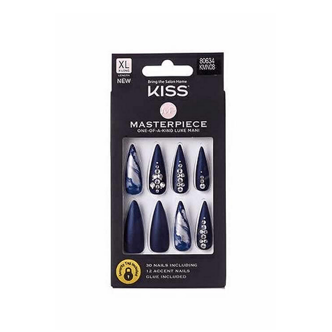 Kiss Masterpiece Luxe Manicure Press-On Nail Kit KMN