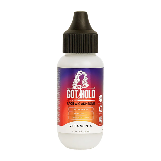 All Day Got Hold Lace Wig Adhesive 1.15oz AWB35 – Waterproof Clear Liquid Bonding Glue