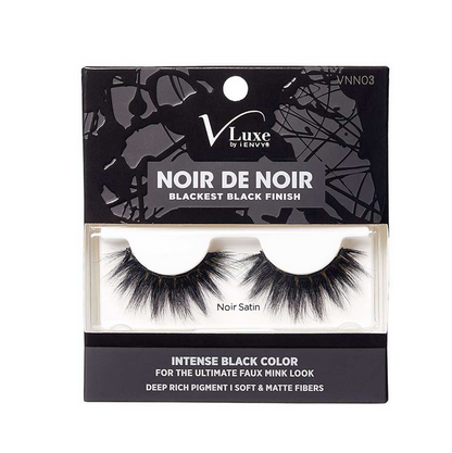 Kiss iEnvy V-Luxe Noir De Noir Collection Strip Lashes