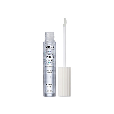 Kiss New York In-Bloom Lip Balm Gloss Flower-Inspired Hybrid Formula