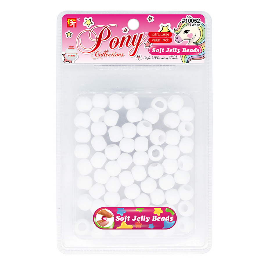 Beauty Town Extra Large Soft Jelly Round Beads