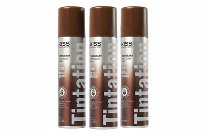 Kiss Tintation Medium Brown 3-Pack - Hero Fan with Original Design