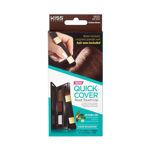 Kiss Quick Cover Root Touch-Up Hair Shadow (Med Brown) QCS03