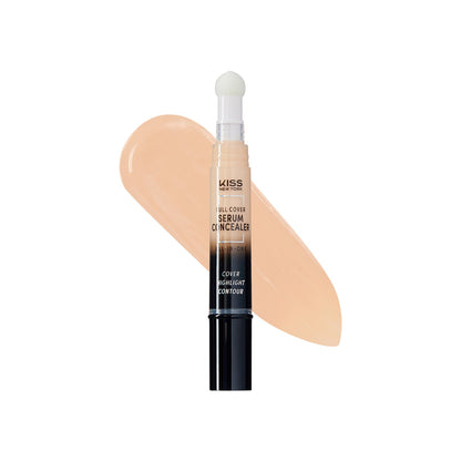 Kiss New York Full Cover Serum Concealer with Sponge Tip