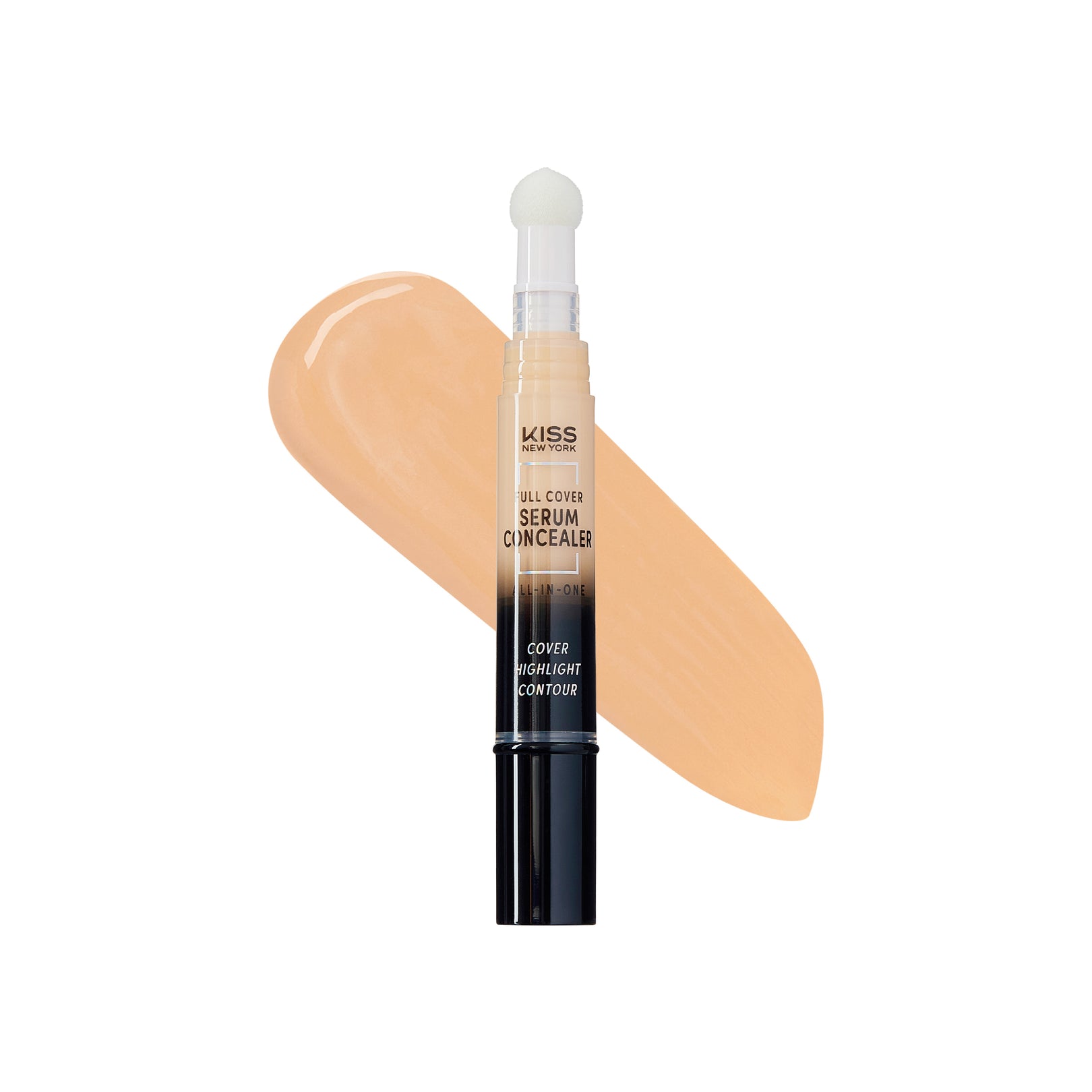 Kiss New York Full Cover Serum Concealer with Sponge Tip
