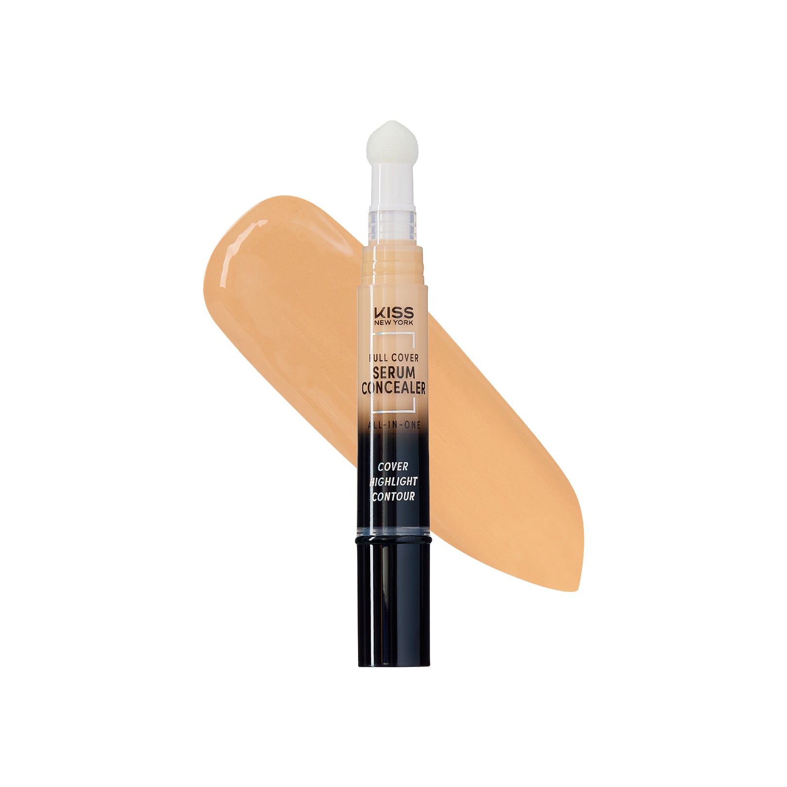 Kiss New York Full Cover Serum Concealer with Sponge Tip