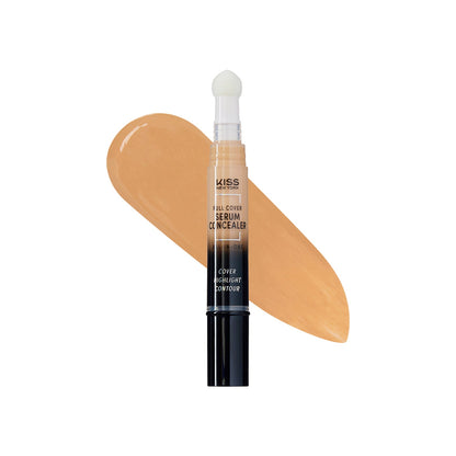 Kiss New York Full Cover Serum Concealer with Sponge Tip