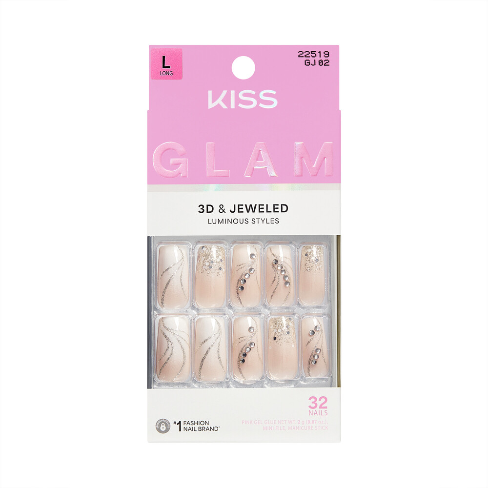 Kiss Glam Jeweled Nails