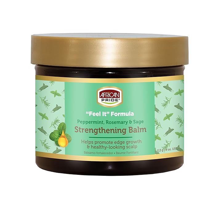 African Pride Peppermint Rosemary Sage Balm 4 oz