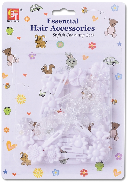 Beauty Town Flower Dance Hair Barrettes - Assorted Colors