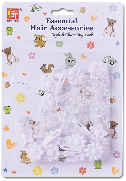 Beauty Town Flower Dance Hair Barrettes - Assorted Colors