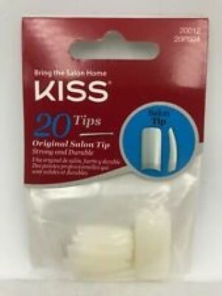 Kiss Salon Tip 20 Nail Tips Original Style Strong And Durable #20PS04