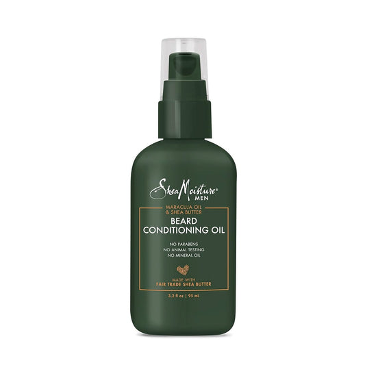 SheaMoisture Men Beard Conditioning Oil, Maracuja Oil & Shea Butter Beard Softener, 3.2 fl.oz.
