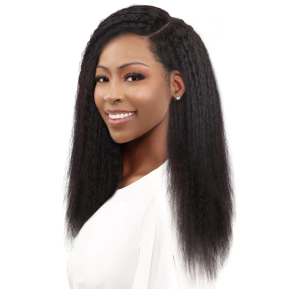 LUV CLIP IN 9PCS-NATURAL KINKY STRAIGHT 18" HHNS-18