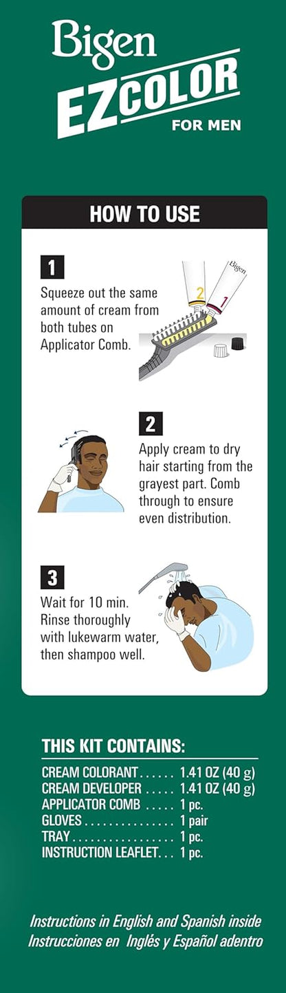 3 Pack Bigen EZ Color For Men M4 Dark Brown
