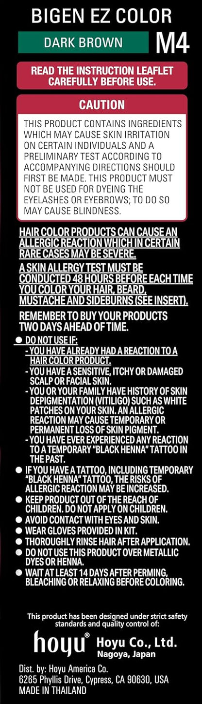 3 Pack Bigen EZ Color For Men M4 Dark Brown