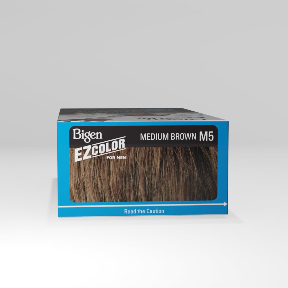 3 PACK BIGEN EZ COLOR FOR MEN M5 MEDIUM BROWN