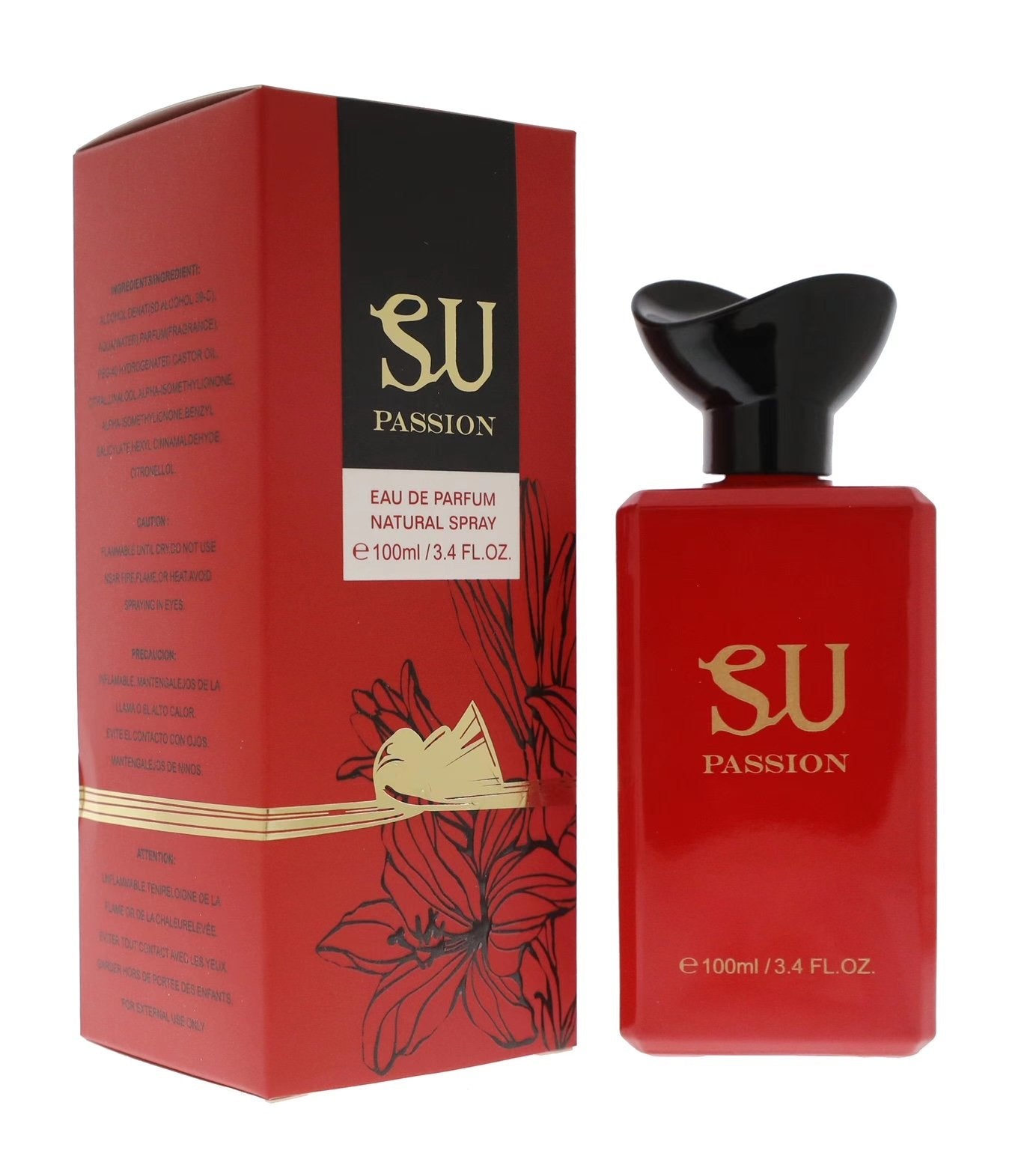 SU PASSION EAU DE PARFUM NATURAL SPRAY 3.4OZ