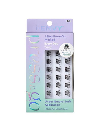 i-Envy Press & Go Press On Cluster Lashes 18 Pack