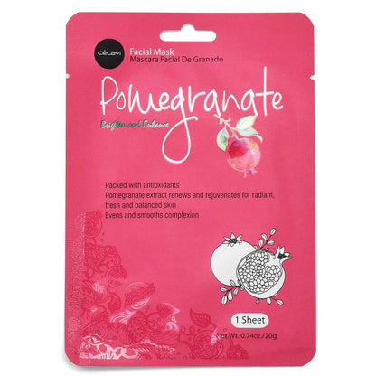 Celavi Beauty and Cosmetics Collagen Hydration Facial Face Sheets Masks, 0.74 oz 12 Count