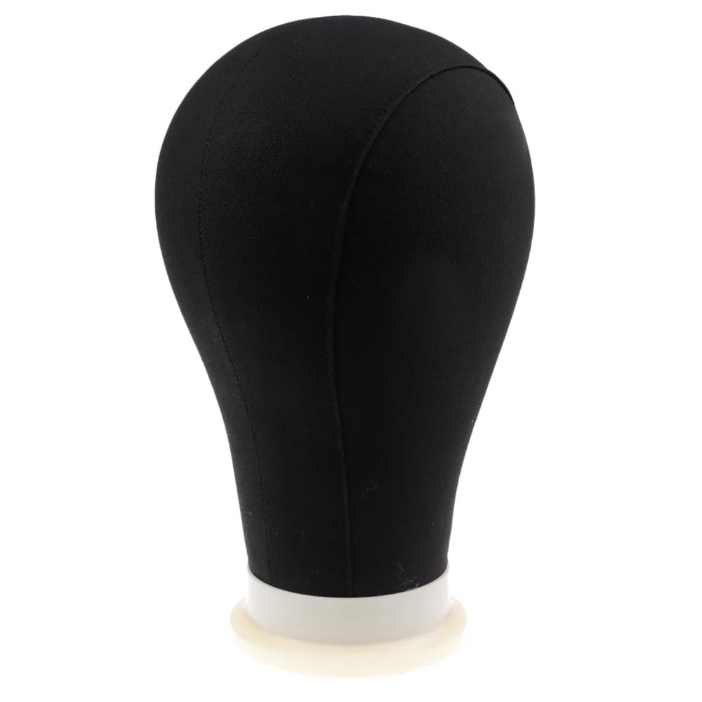 Qfitt Black ManneQuin Canvas Head 23