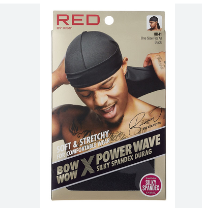 Red HDUPPS Bow Wow X Power Wave Spandex Durag