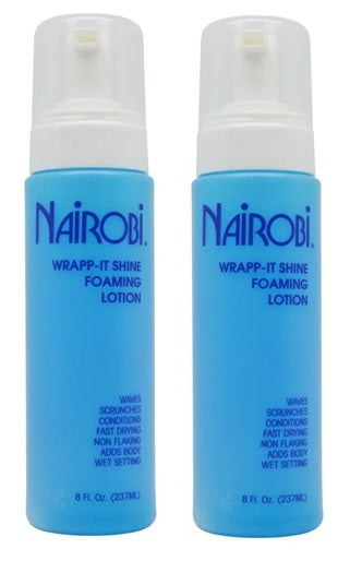 Nairobi Wrapp It Shine Foaming Lotion 8oz (2 PACK)