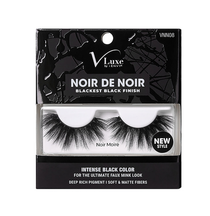 Kiss iEnvy V-Luxe Noir De Noir Collection Strip Lashes