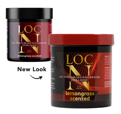 Loc N Twists Braids Wave Edge Gel Lemon Grass 16 oz