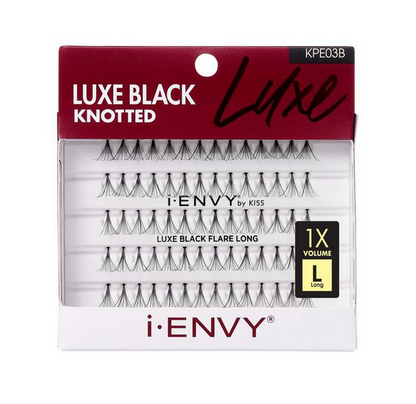 Kiss i-Envy Luxe Black Knotted Individual Lashes