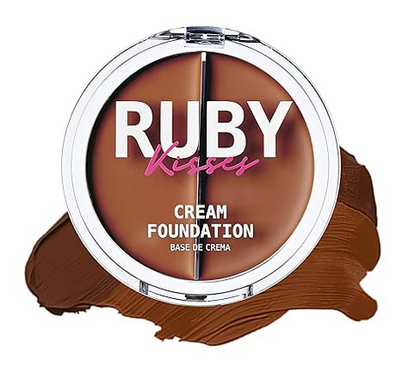Ruby Kisses 3D Face Creator 2 Color Cream Foundation Concealer -RDF