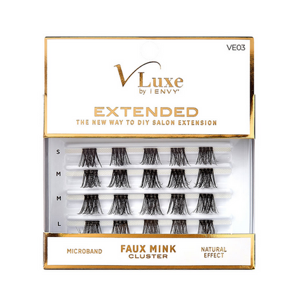 VLuxe Extended Collection Lash Extension Clusters