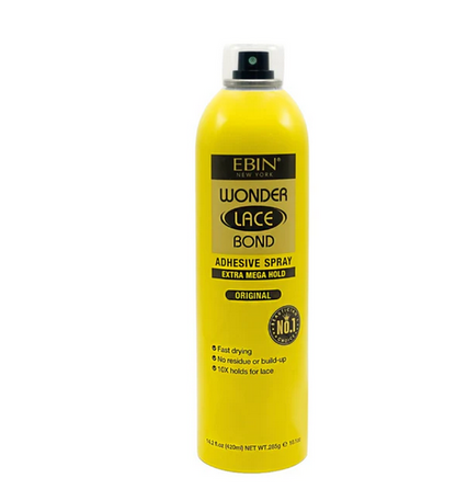 Ebin New York Wonder Lace Bond Adhesive Spray Extra Mega Hold