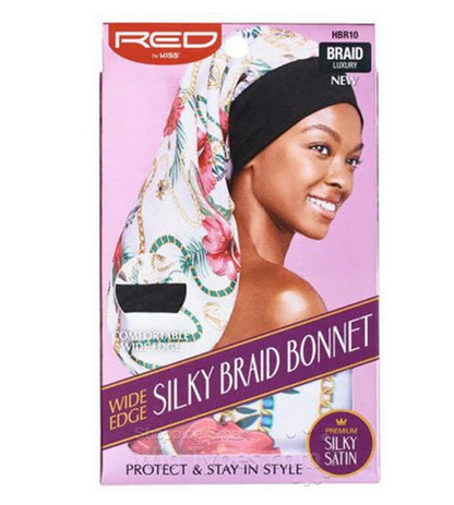 Red by Kiss Wide Edge Silky Braid Bonnet HBR